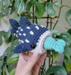 Whale shark plushie