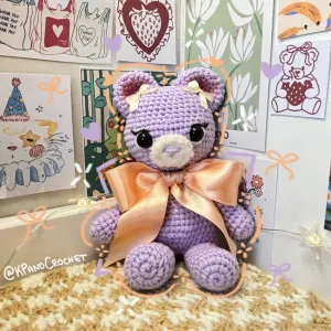 Bobble Head Bear Plushie Pattern