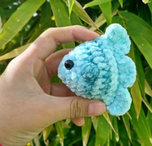 Mini no sew fish