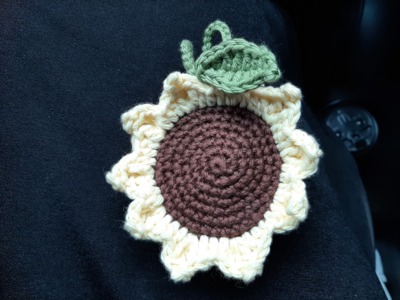 Sunflower Bag Charm