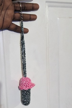 lily of the valley chapstick bag charm