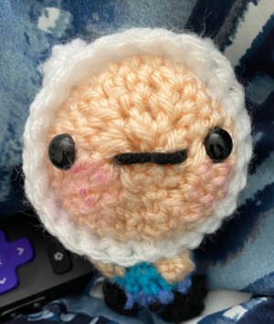 Mini Chunky Finn - Adventure Time Inspired Cute Doll / Plushie