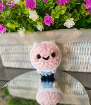 Mini Chunky Finn - Adventure Time Inspired Cute Doll / Plushie