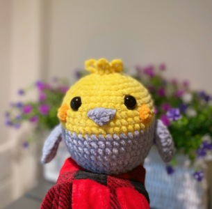 Crochet Cockatiel Squishmallow