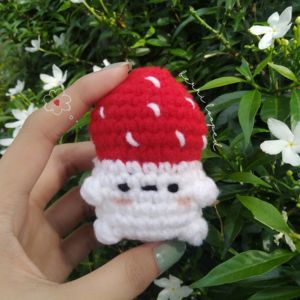 Mini NO-SEW Mushrooms Crochet Pattern