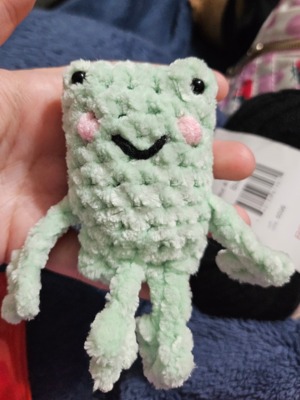 Leggy Frog Keychain! No-Sew