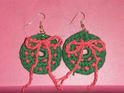 Christmas Wreath Earrings