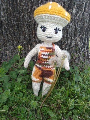 Princess Mushy No Sew Right Handed Crochet Pattern