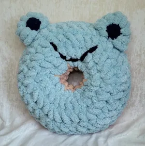 Jumbo Donut Frog Cushion