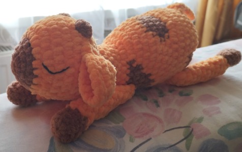 No-sew Gigi the sleeping  Giraffe