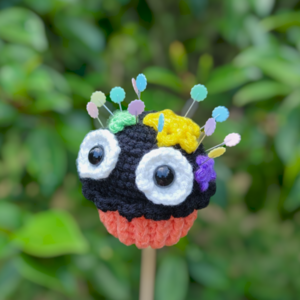 Soot Sprite Cupcake FREE PATTERN