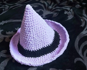 Wearable Plush Witch Hat