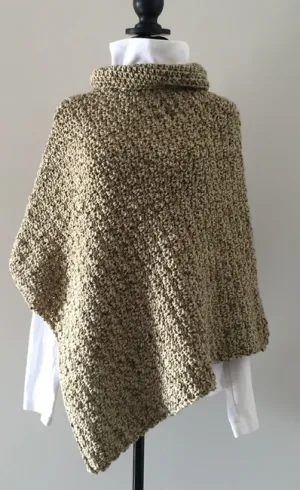 Tweed Poncho