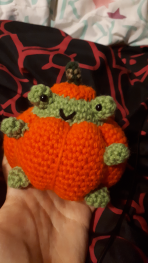 Kenny the Pumpkin Frog