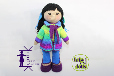 Lily Large Crochet Doll