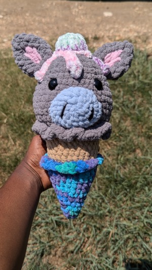 Donkey Ice Cream Cone