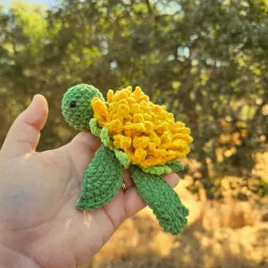 No-Sew Dandelion Turtle