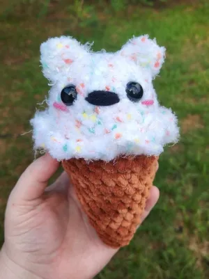 2 in 1 No Sew Ice-Cream Cone Bunny and Bear