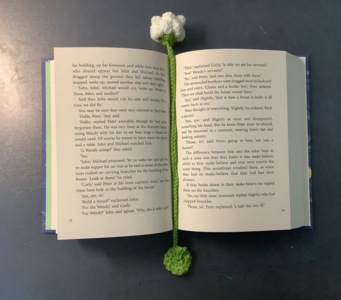 Crochet Lily of the Valley Bookmark