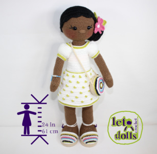 Rita Extra Large Crochet Doll