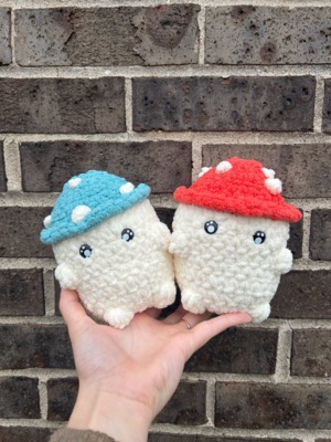 FREE Emotional Support Mushroom: Crochet pattern