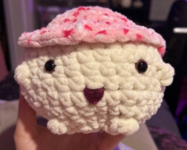 cheerfulchaoscrafts make for Emotional Support Mushroom