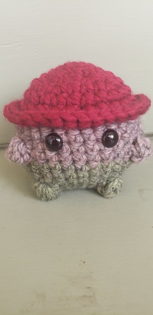 FREE Emotional Support Mushroom: Crochet pattern