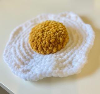 Eggy the Egg Crochet Plushie – SmolivCo
