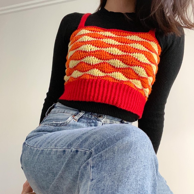 Sunset Crop: Crochet pattern | Ribblr