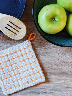 Crosses Pot Holder