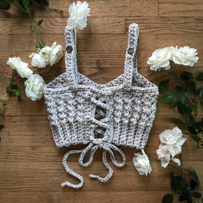 FREE Hot Cocoa Bralette bulky weight: Crochet pattern
