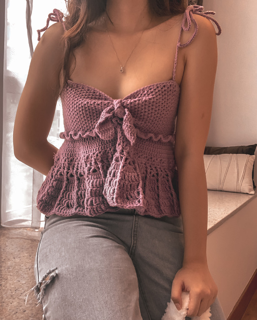 Madison Babydoll Top Pattern: Crochet Pattern Ribblr, 44% OFF