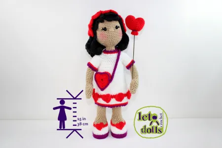 Valentina Small Crochet Doll