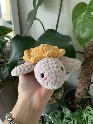 Flower Shell Turtle Amigurumi