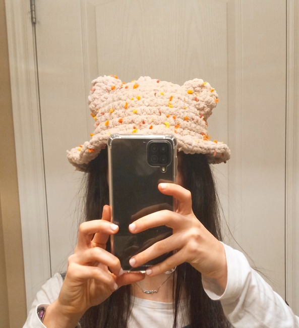FREE Crochet Bear Bucket Hat: Crochet pattern