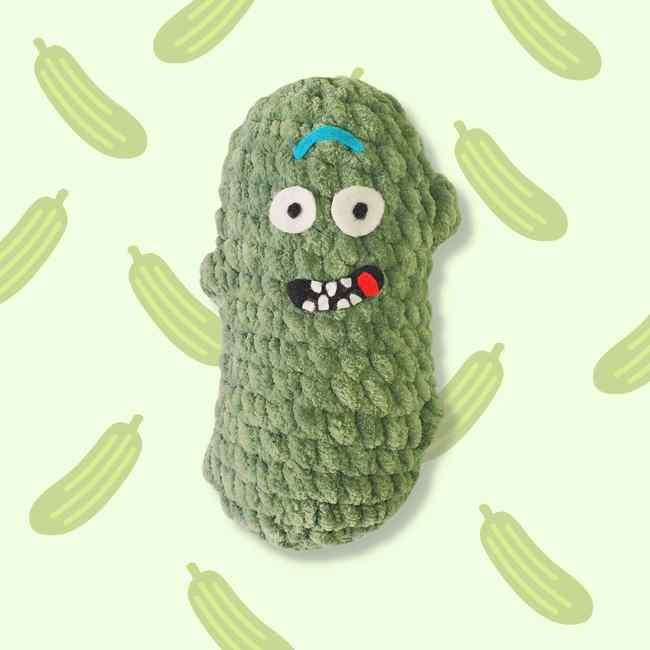 FREE Pickle Rick Crochet pattern Ribblr