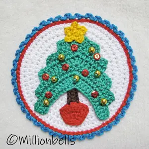 Christmas Tree Applique Xmas