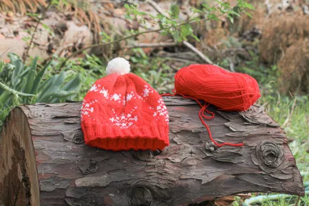 Winter Festivity Hat/Knit Version