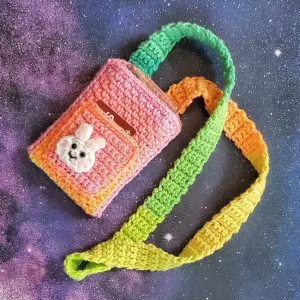 Retro Bunny Crossbody Phone Bag
