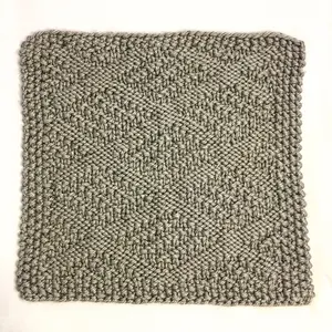 Dotted Diamonds washcloth