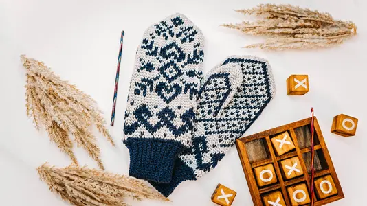 Traditional Crochet Mittens