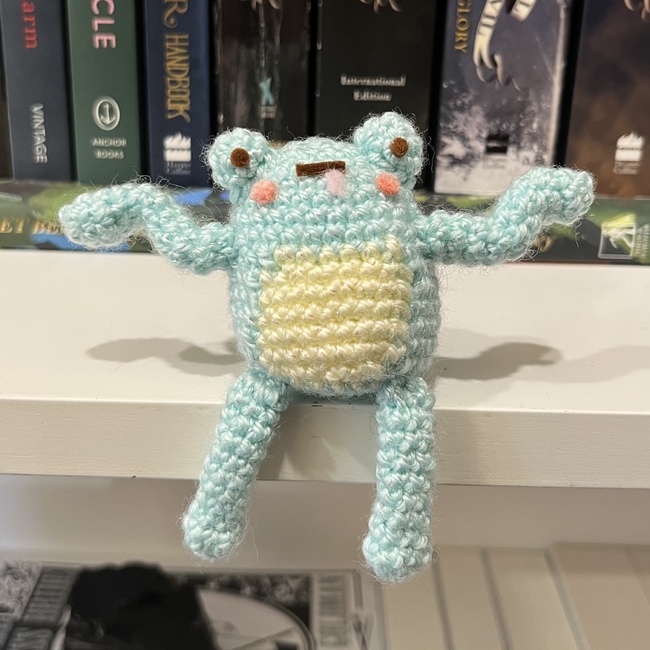 Drog the frog: Crochet pattern
