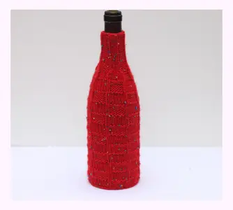 Festive Wine Bottle Sweater