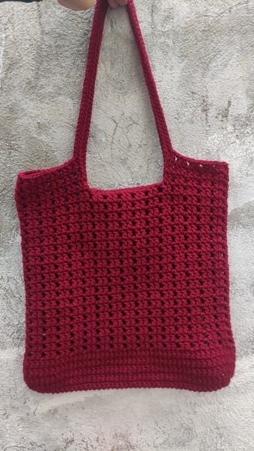 FREE Crochet Easy Mesh Bag: Crochet pattern | Ribblr