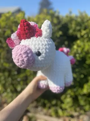 Cutie baby unicorn plushie pattern