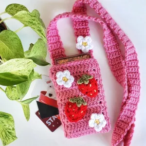 Strawberry Crossbody Phone Bag Mini Purse