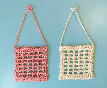 Filet Crochet Tea Bag Bag