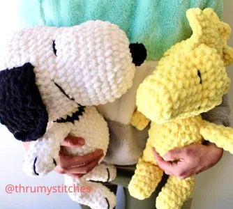 SNOOPY and WOODSTOCK PLUSHIE PATTERN BUNDLE