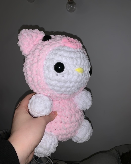 Hello Kitty & Pink Bow - Amigurumi Pattern