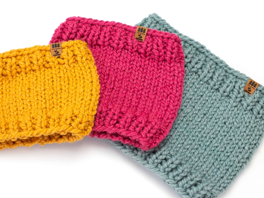 Chunky Solid Cowl Easy Toddler: Knitting pattern | Ribblr